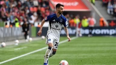 FabioVieia (Hamburger SV) in Aktion am 16.05.2026 in Leverkusen.