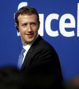 facebook CEO Mark Zuckerberg 