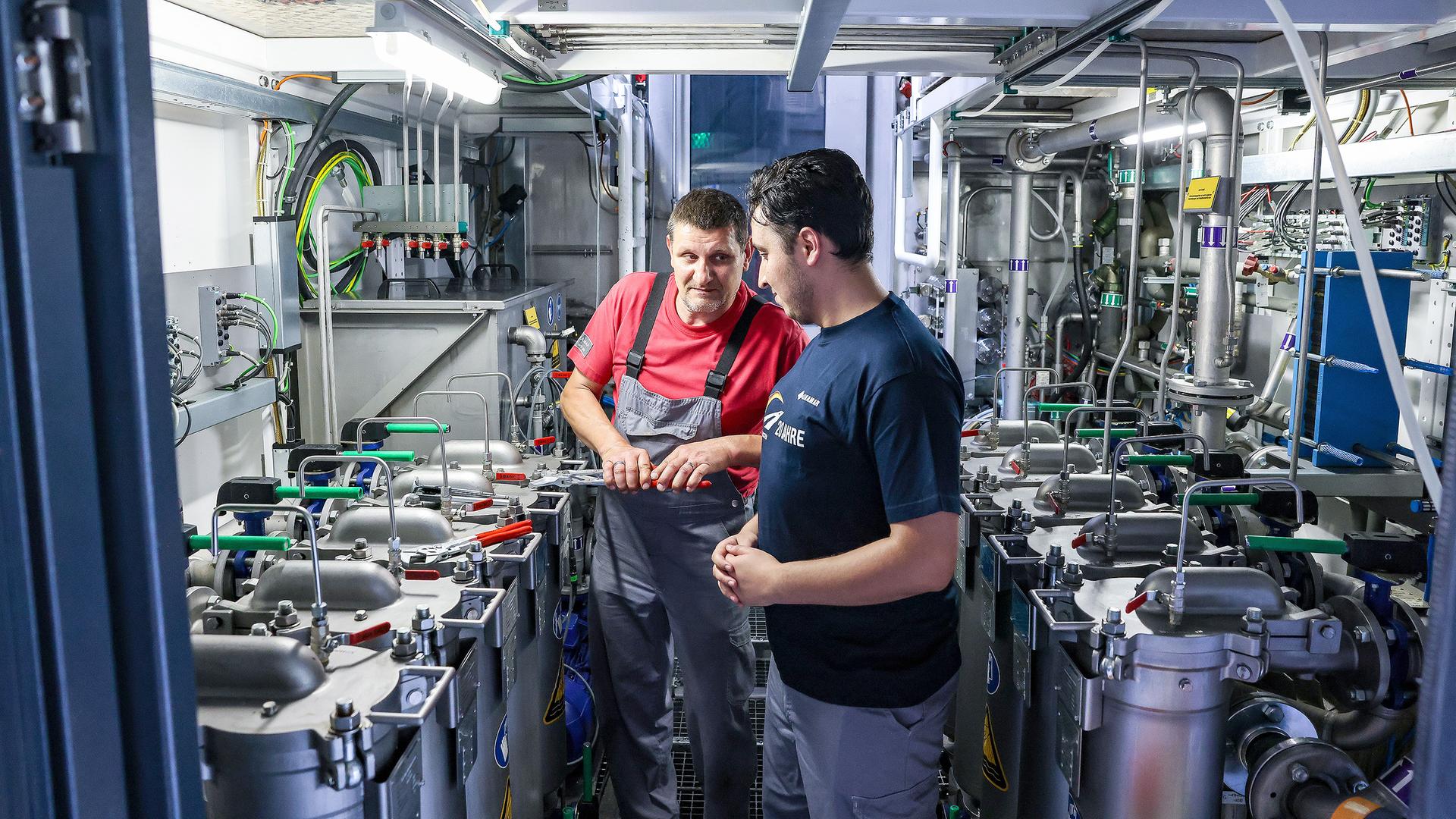 Einarbeitung eines marokkanischen Mitarbeiters in Betrieb für Antriebstechnik