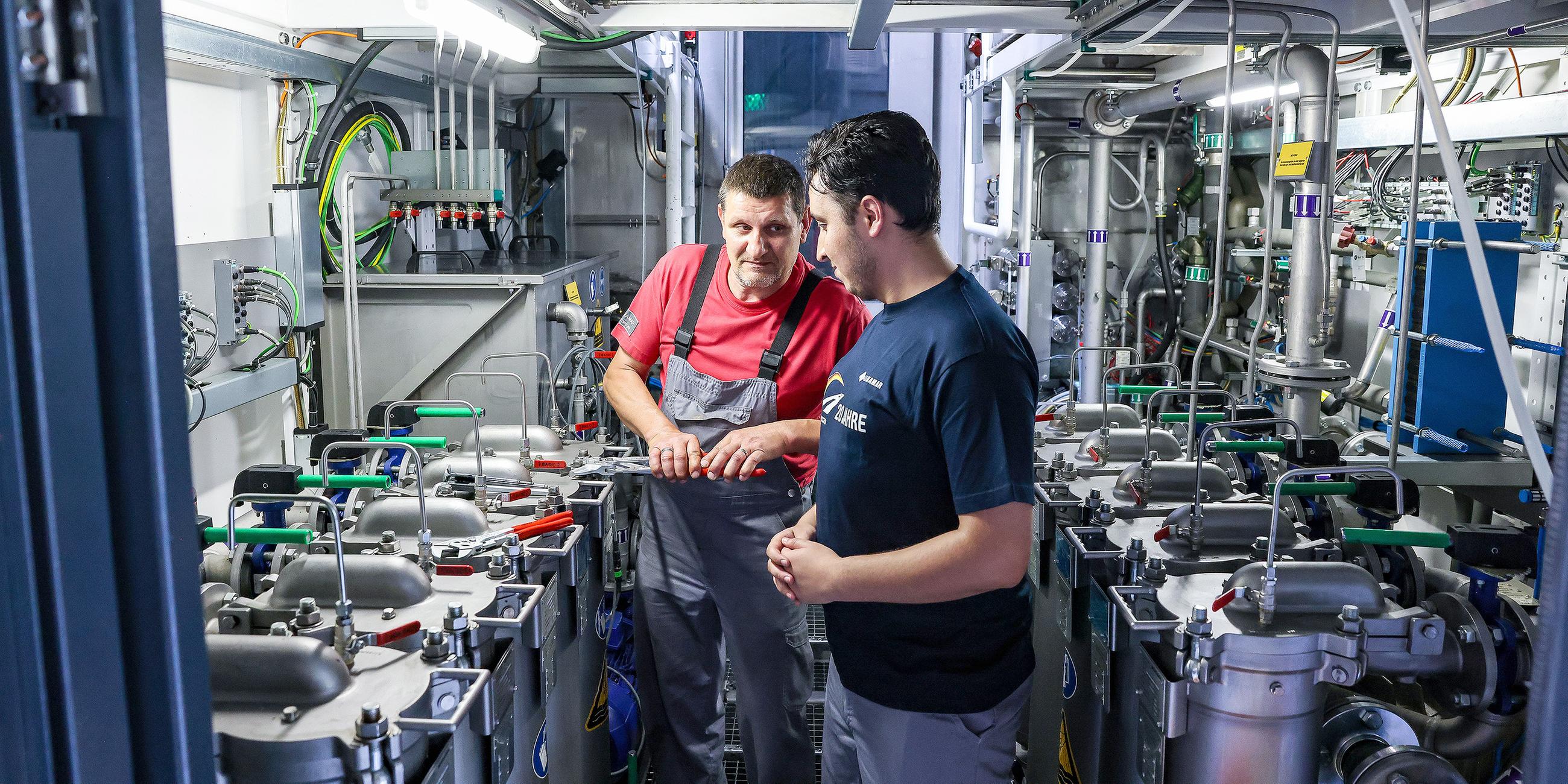 Einarbeitung eines marokkanischen Mitarbeiters in Betrieb für Antriebstechnik