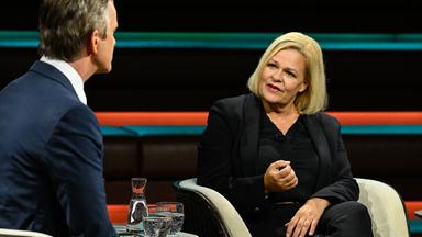 Die ehemalige Bundesinnenministerin Nancy Faeser bei "Lanz"