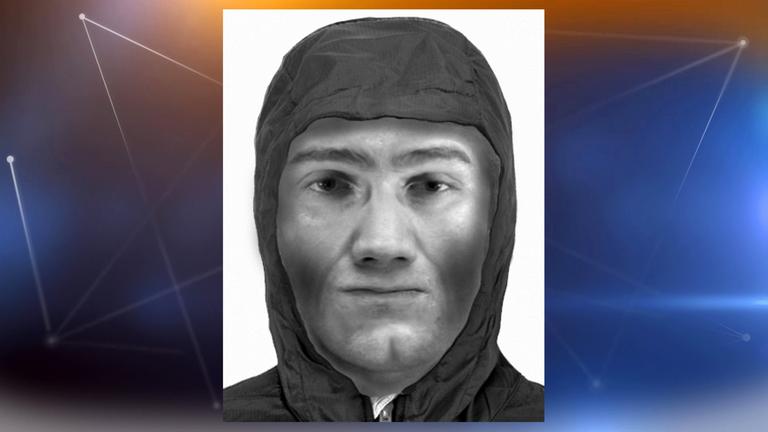 Dieses Phantombild zeigt, wie der Tatverdächtige aussehen soll. 