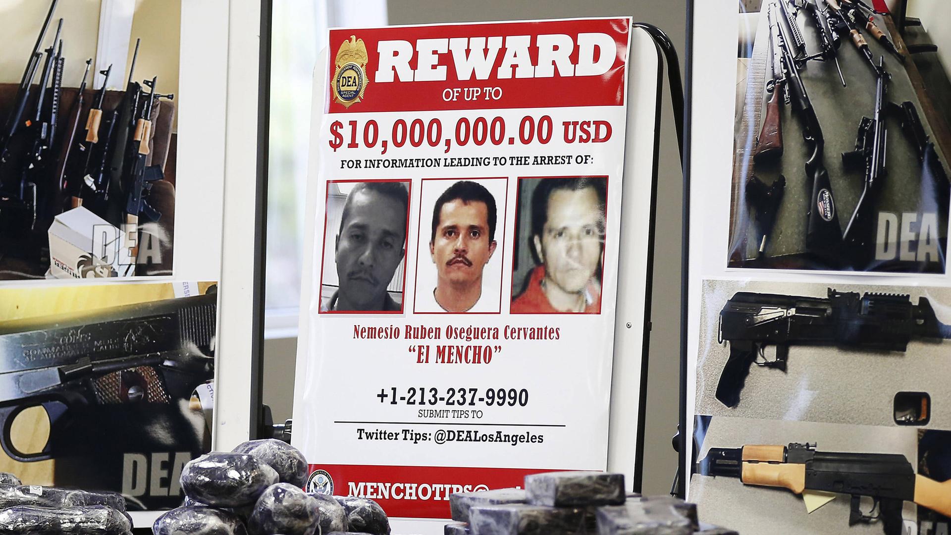 Fahndungsplakat von "El Mencho"