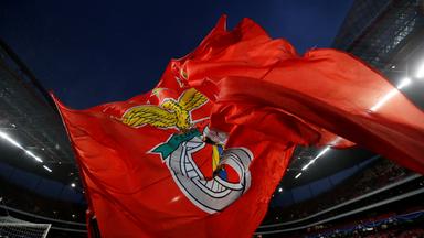Fahne von Benfica Lissabon