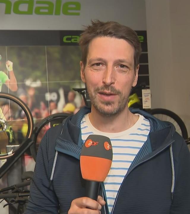 Carsten Behrendt im Fahrradladen