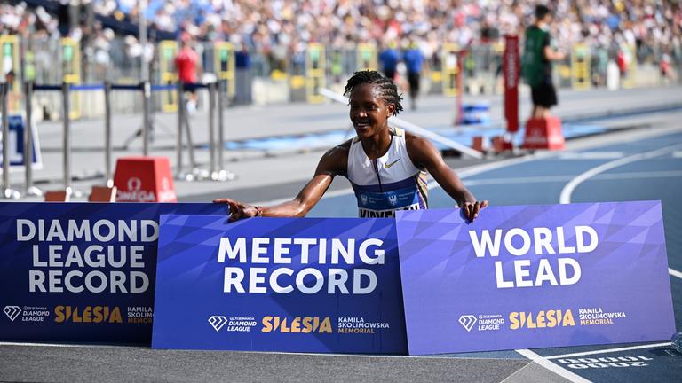 Diamond League in Chorzow: Faith Kipyegon