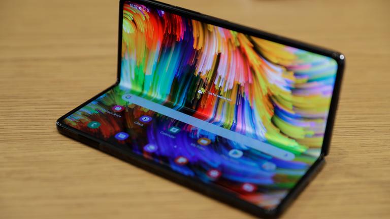 Ein faltbares Smartphone von Samsung