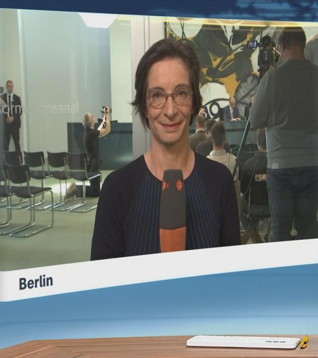 ZDF-Korrespondentin Diana Zimmermann in Berlin.