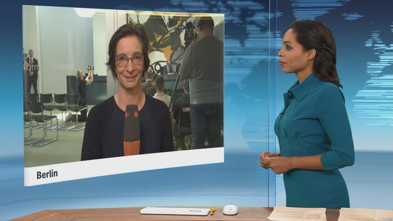 ZDF-Korrespondentin Diana Zimmermann in Berlin.