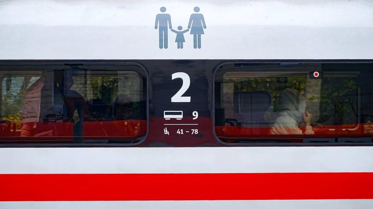 Familienabteil der Deutsche Bahn