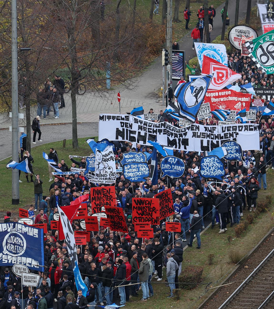 Die Fandemo zeigt: Der Fußball ist sicher.