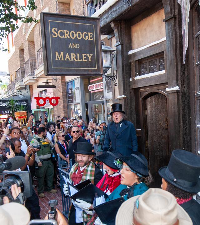 Johnny Depp als Ebenezer Scrooge bei der San Diego Comic Con