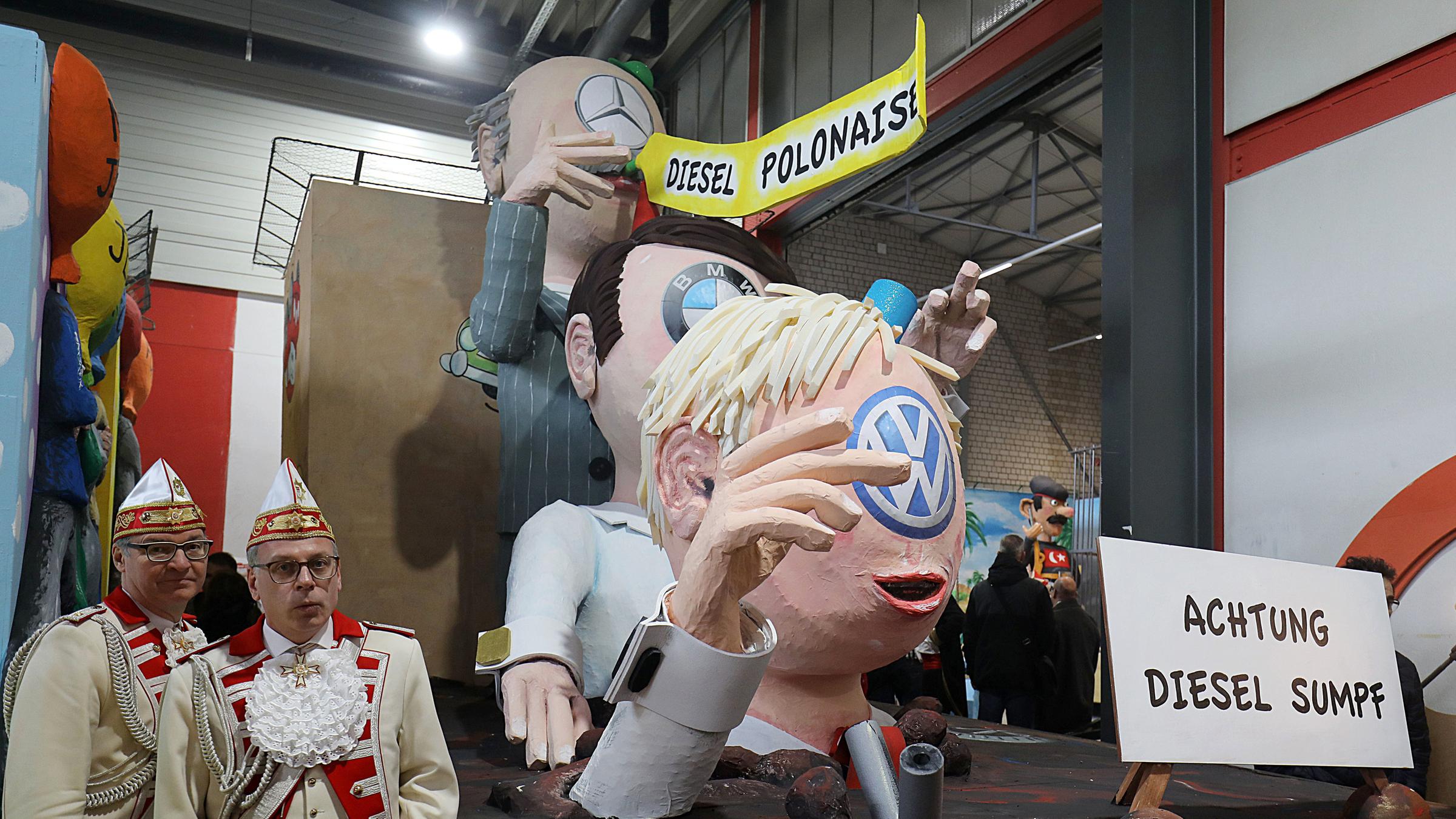 Die Diesel-Polonaise der deutschen Autohersteller.