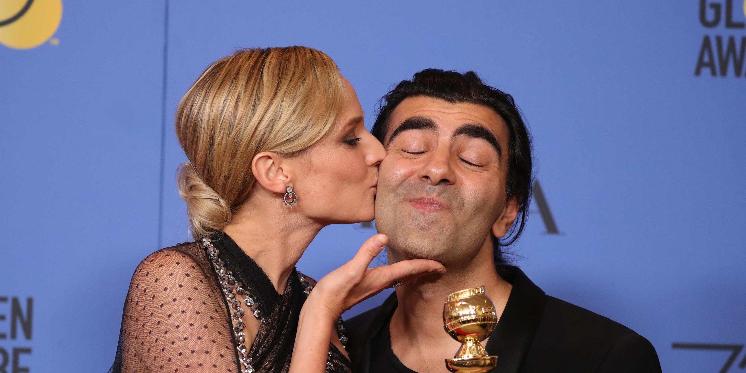 Fatih Akin und Diane Kruger bei der 75. Golden Globe Verleihung am 08.01.2018  in Beverly Hills (USA)