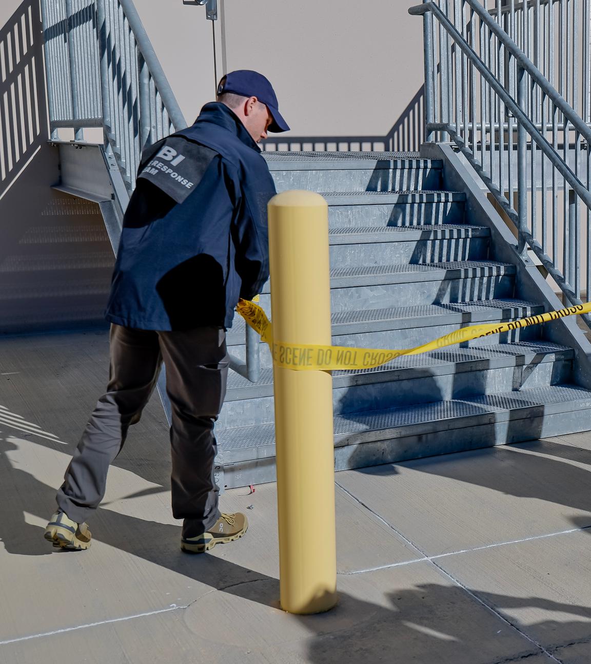 FBI-Agenten sichern das Gebäude der Wahlbehörde in Fulton County im US-Bundesstaat Georgia.