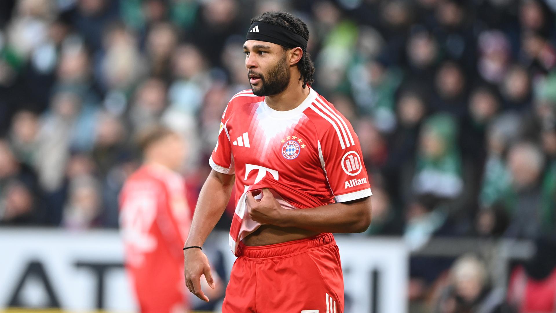Serge Gnarby (FC Bayern München) im Einsatz. 