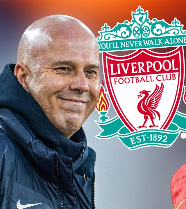 Arne Slot und Mo Salah