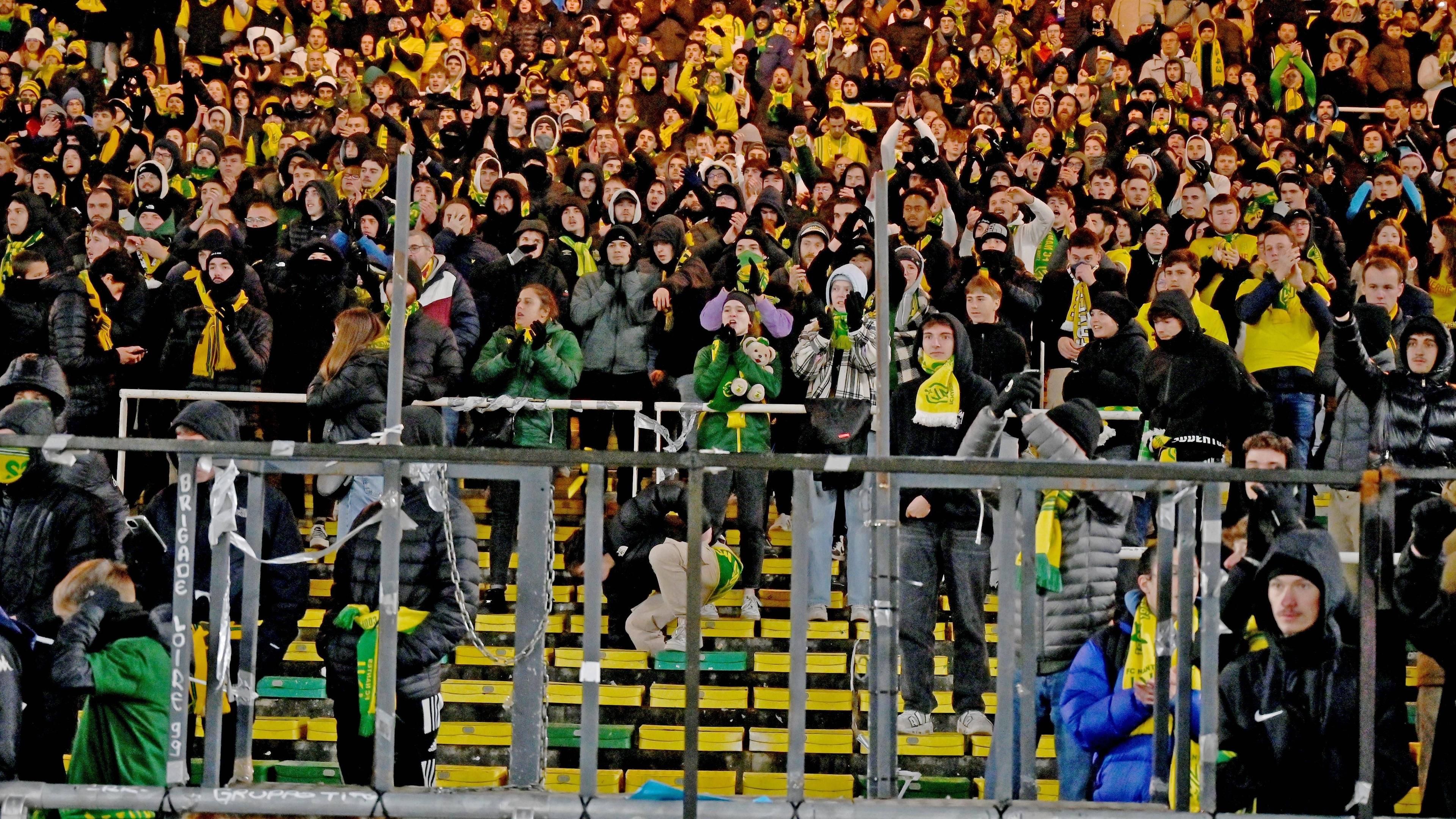 Fankurve des FC Nantes