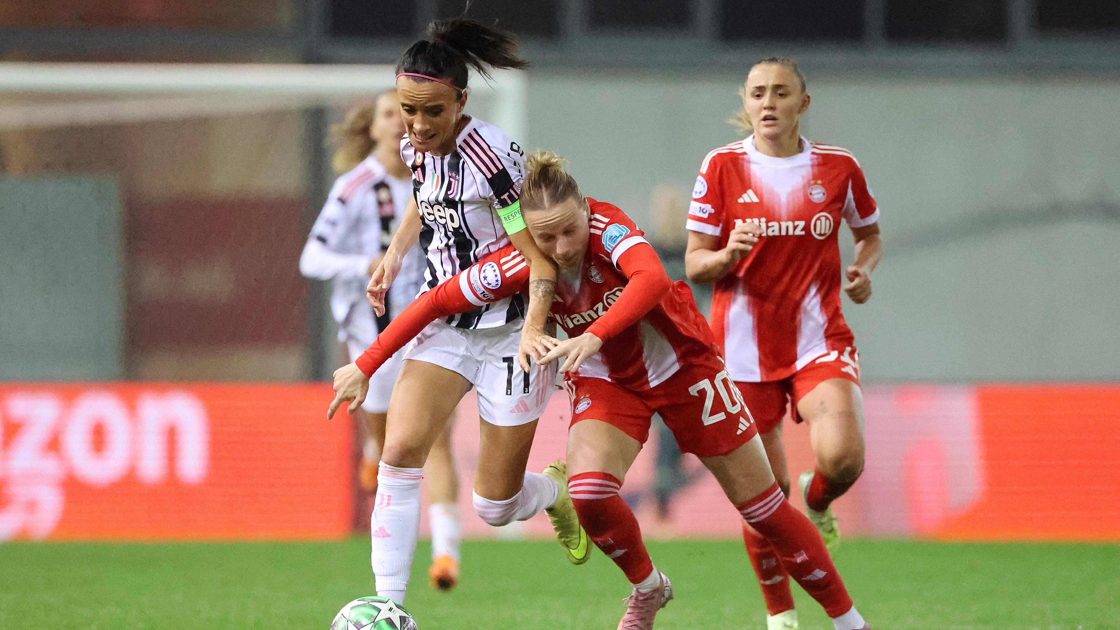Barbara Bonasea (Juventus) und Franziska Kett.