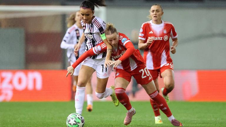 Barbara Bonasea (Juventus) und Franziska Kett.