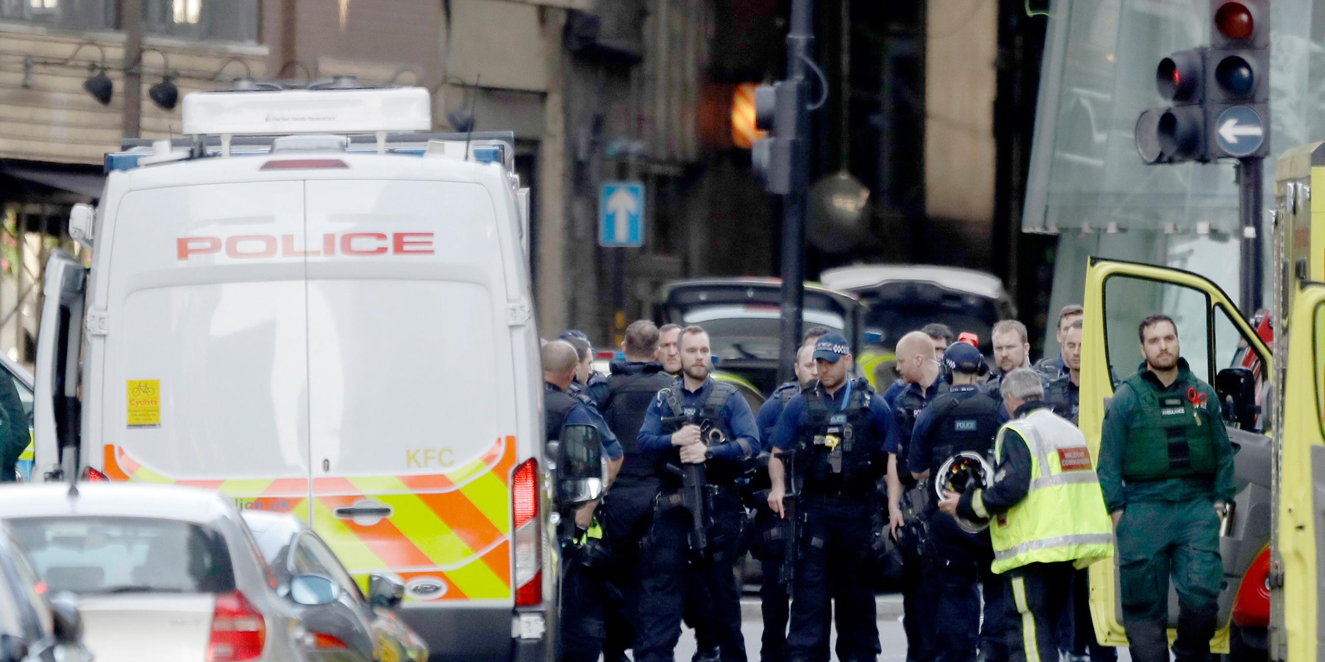 Polizisten in London