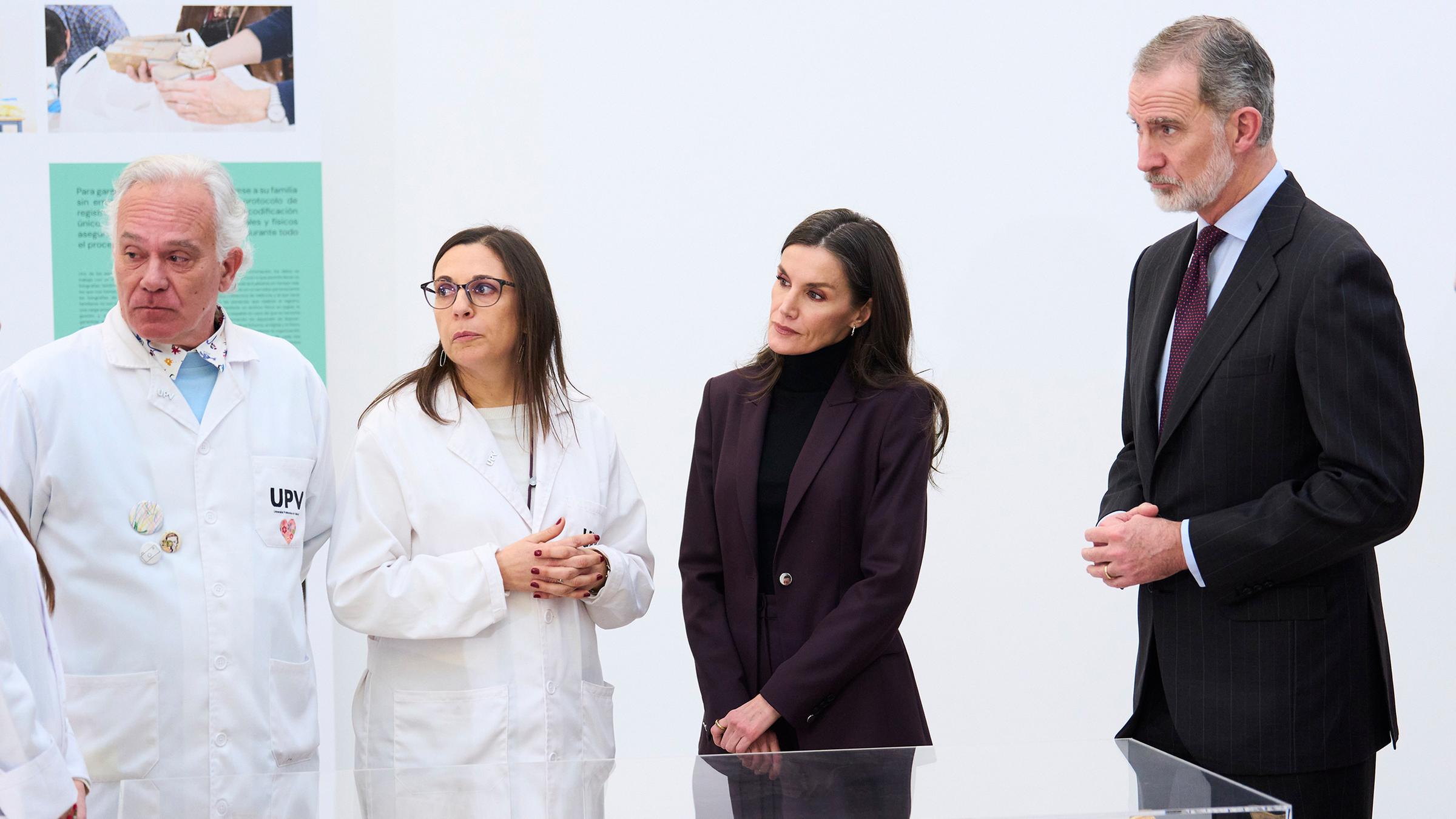 Das spanische Königspaar hat die Polytechnische Universität von Valencia besucht.