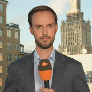 Felix Klauser, ZDF-Korrespondent, der das bevorstehende Vermittlungsgespräch von US-Vertretern und dem Kreml.