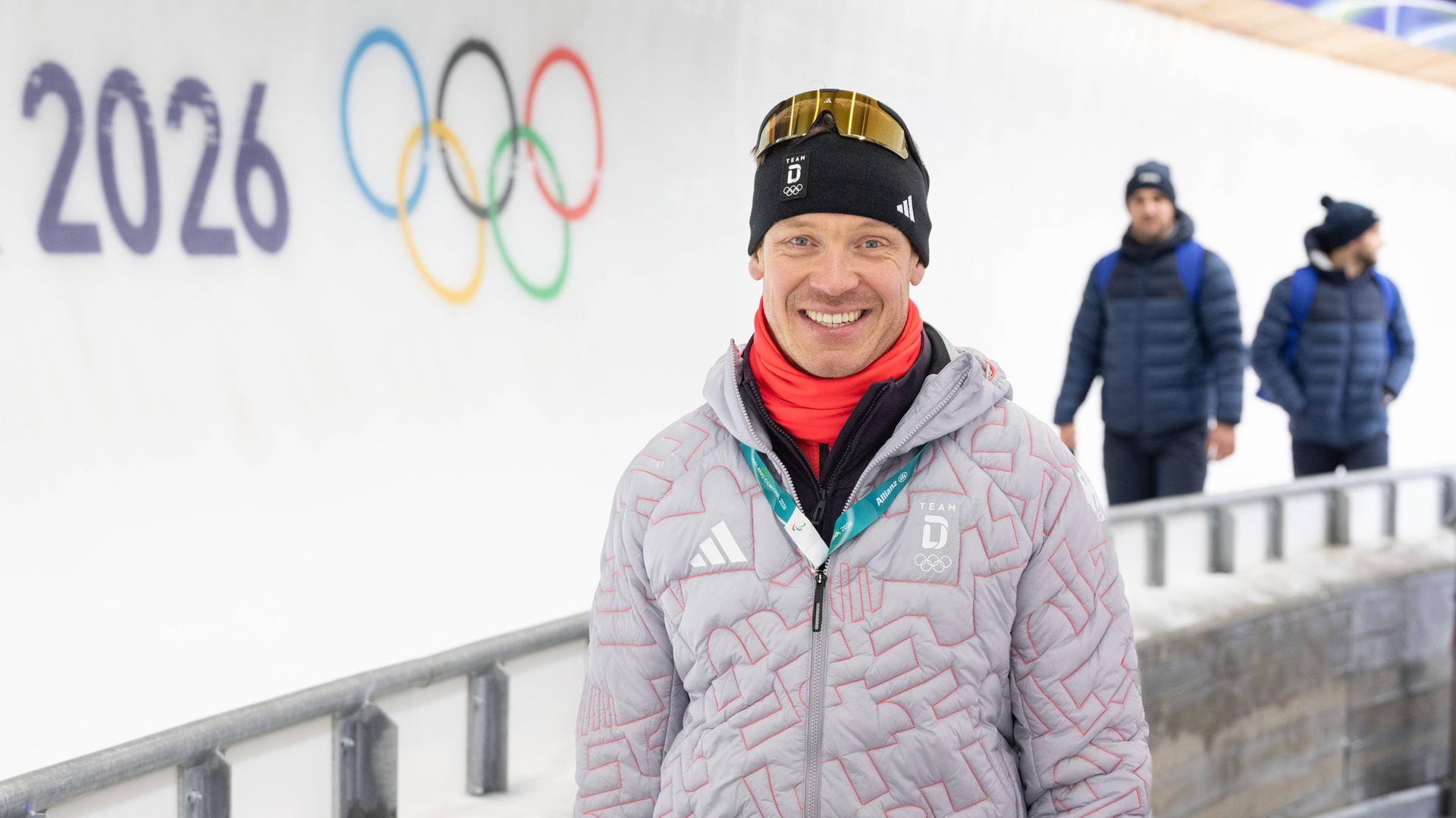 Der deutsche Rennrodler Felix Loch