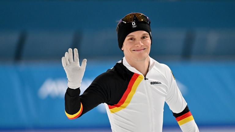 Felix Maly während den Olympischen Winterspielen am 08.02.2026. (Archiv)