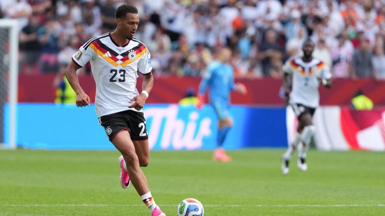Felix Nmecha beim WM-Spiel gegen die Elfenbeinküste