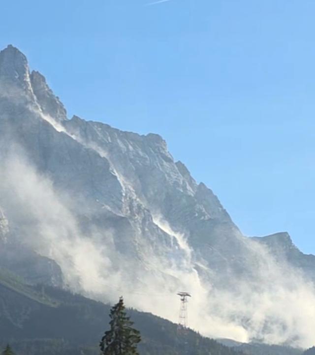 Felssturz an der Zugspitze