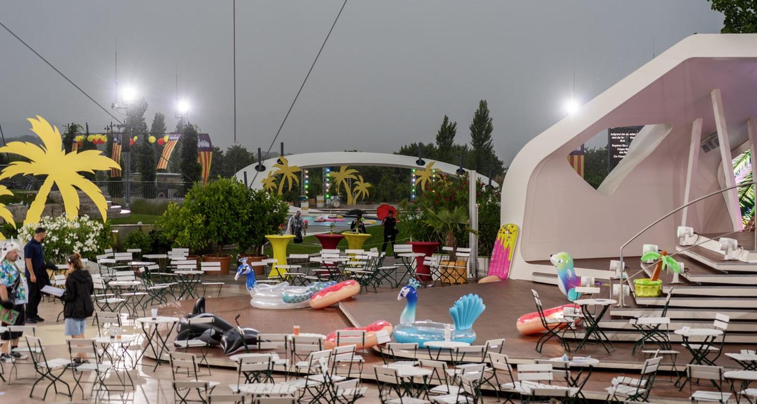 ZDF-Fernsehgarten wegen Unwetter evakuiert