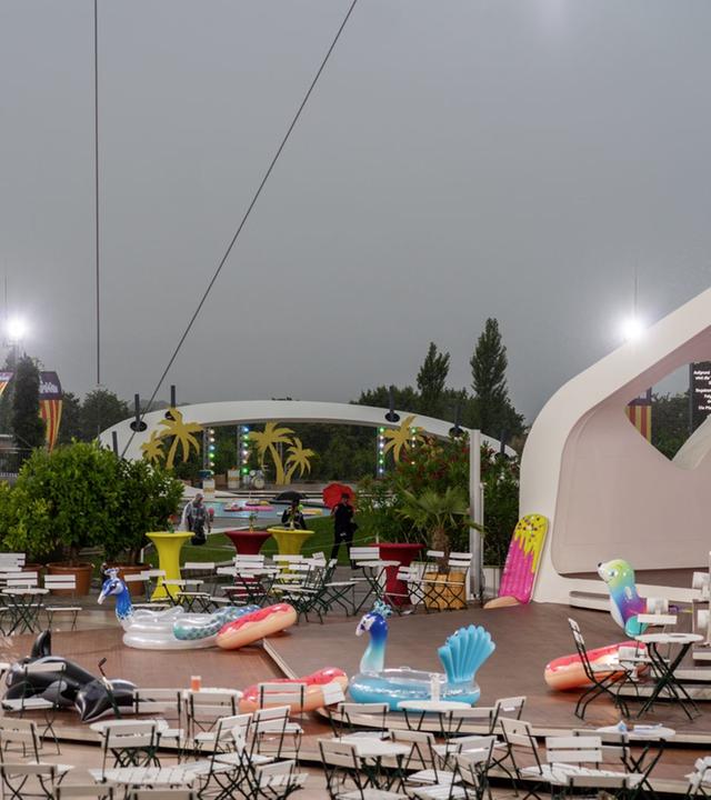 ZDF-Fernsehgarten wegen Unwetter evakuiert