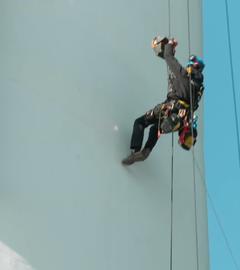 Fassadenprüfung am Heinrich-Hertz-Turm