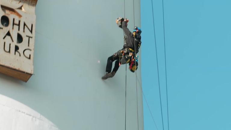 Fassadenprüfung am Heinrich-Hertz-Turm