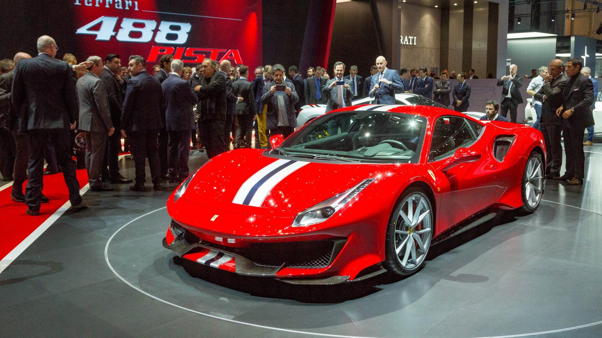 Ferrari 488 Pista beim Genfer Autosalon