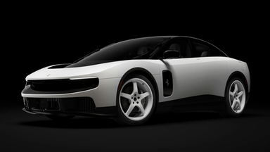 Ein elektrischer Ferrari Luce, der im Auktionshaus Sotheby’s für 40. Millionen Dollar versteigert wurde.
