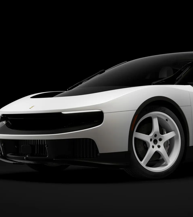 Ein elektrischer Ferrari Luce, der im Auktionshaus Sotheby’s für 40. Millionen Dollar versteigert wurde.