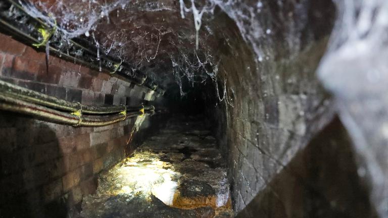 Fett in der Londoner Kanalisation