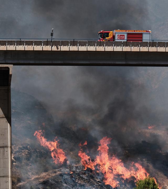 Waldbrand in Andalusien