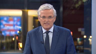 SGS zwischen Claus Kleber und ZDF-Chefredakteur Peter Fey zur Landtagswahl in Thüringen im hjo, 27.10.2019