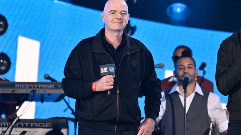 FIFA-Präsident Gianni Infantino während des "Global Citizen Festivals" in New York.