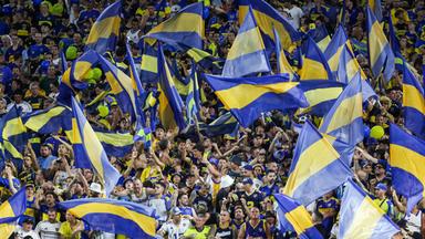 Fans der CA Boca Juniors jubeln bei der FIFA Klub-Weltmeisterschaft am 20.06.2025 in Miami Gardens, Florida