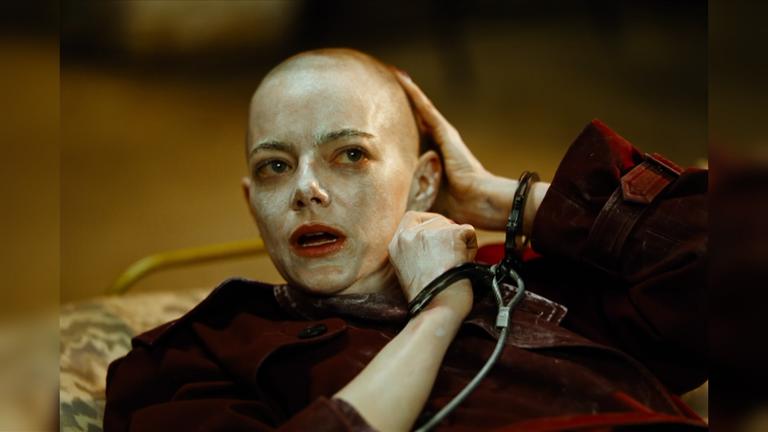 Emma Stone in "Bugonia"