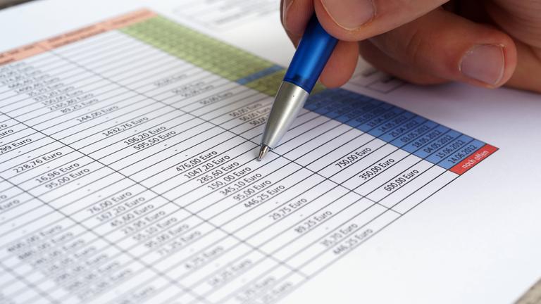 Haushaltsplan, Schulden, Symbolbild