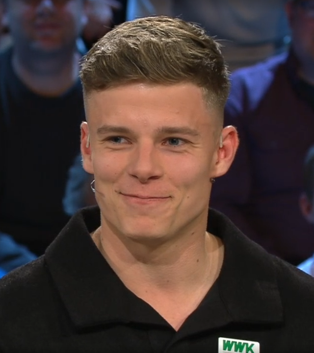 Augsburgs Torschütze Finn Dahmen im aktuellen Sportstudio.