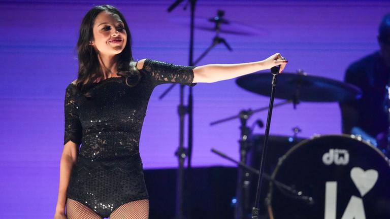 Olivia Rodrigo beim Benefizkonzert FireAid in LA