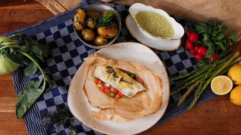 Fischfilets en Papillote 