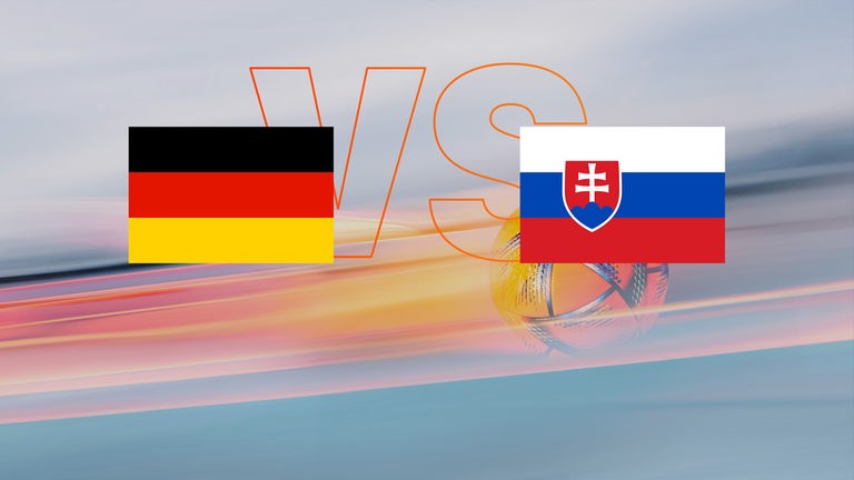 Flaggen Deutschland - Slowakei