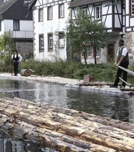 "Schiltacher Flößer" auf dem Rhein